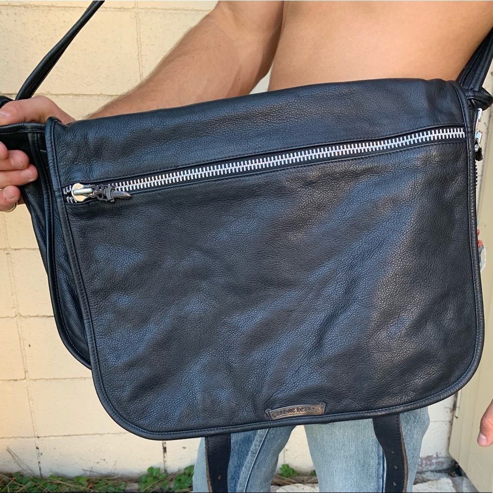 Chrome Hearts Sterling Accent Messenger Bag